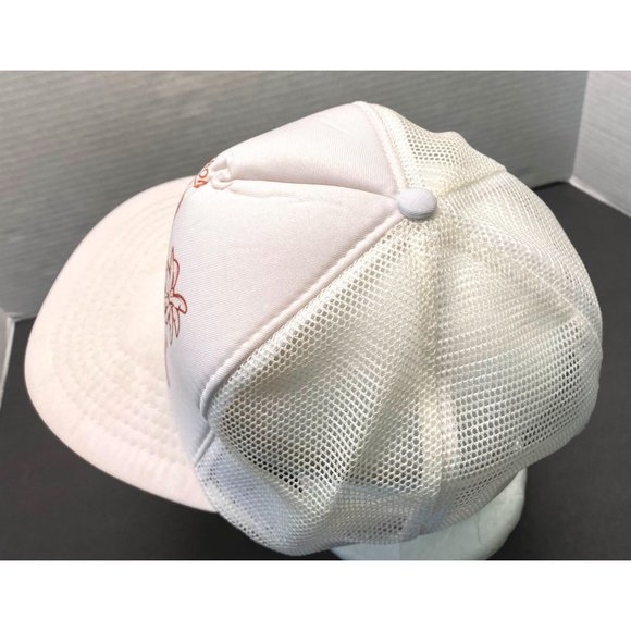 Amtron Video Hat White Trucker Mesh Cap Pirate Treasure Island - Picture 7 of 9